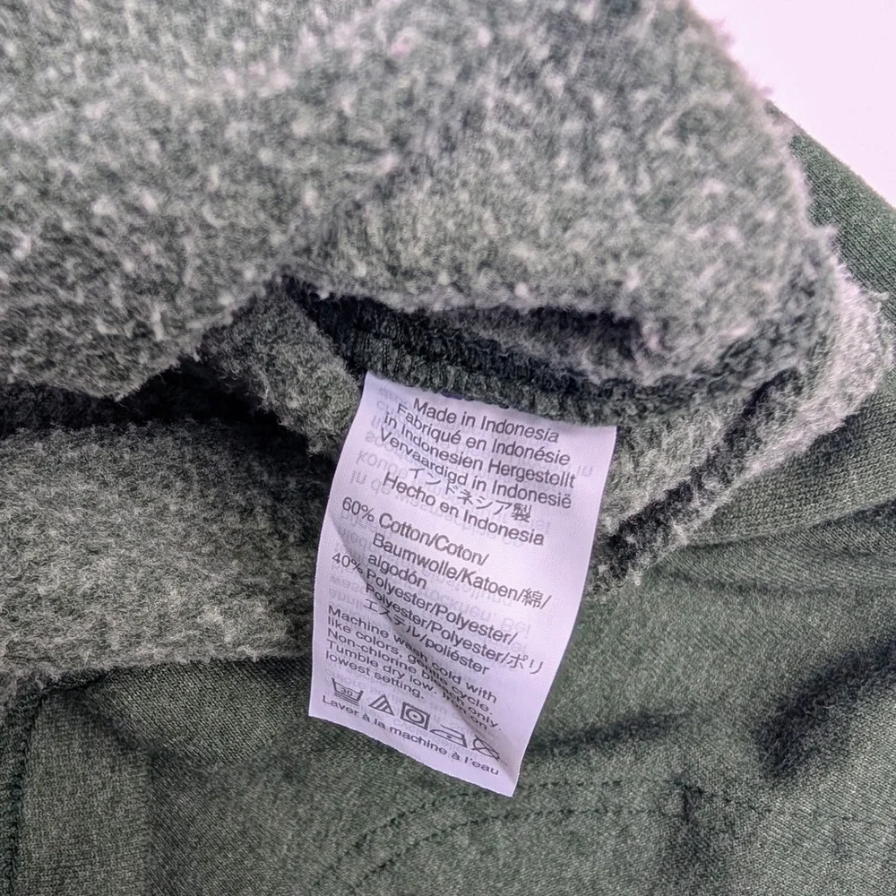 J.Crew Mens Mockneck Sweatshirt Medium  Hunter Green